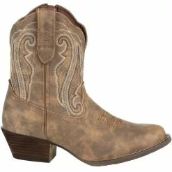 Durango Boots Durango Crush Distressed Shortie Womens Western Boots Driftwood