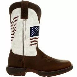 Rocky Boots Durango Lady Rebel DRD0394 Womens Western Boots Bay Brown White