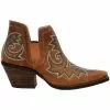 Durango Boots Durango Crush Brown Fashion Bootie Womens Western Boots Brown