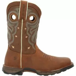Durango Boots Durango Maverick Waterproof 10" Womens Safety Toe Work Boots Rugged Tan