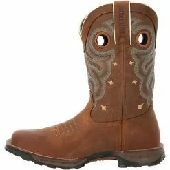 Durango Boots Durango Maverick Waterproof 10" Womens Safety Toe Work Boots Rugged Tan -Rogan‘s Shoes shop DG DRD0416 TAN3