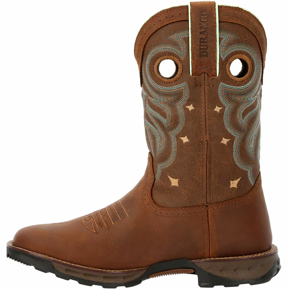 Durango Boots Durango Maverick Waterproof 10" Womens Non-Safety Toe Work Boots Rugged Tan 3 Durango Boots Durango Maverick Waterproof 10" Womens Non-Safety Toe Work Boots Rugged Tan - Image 3
