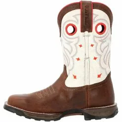 Durango Boots Durango Maverick DRD0418 Womens Safety Toe Work Boots Sable Brown White -Rogan‘s Shoes shop DG DRD0418 BRW3