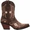 Durango Boots Durango Crush Rose Wildflower DRD0440 Womens Western Boots Brown Rose Wildflower