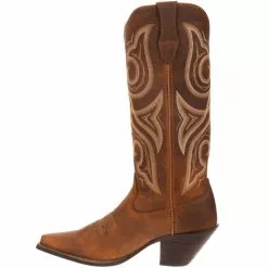 Durango Boots Durango Crush Jealousy Womens Western Boots Distressed Cognac -Rogan‘s Shoes shop DG RD3514 BRN3