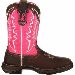 Durango Boots Durango Benefiting Stefanie Spielman Womens Western Boots Dark Brown Pink