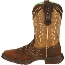 Durango Boots Durango Lady Rebel RD4424 Let Love Fly Womens Western Boots Nicotine Brown -Rogan‘s Shoes shop DG RD4424 BRN3