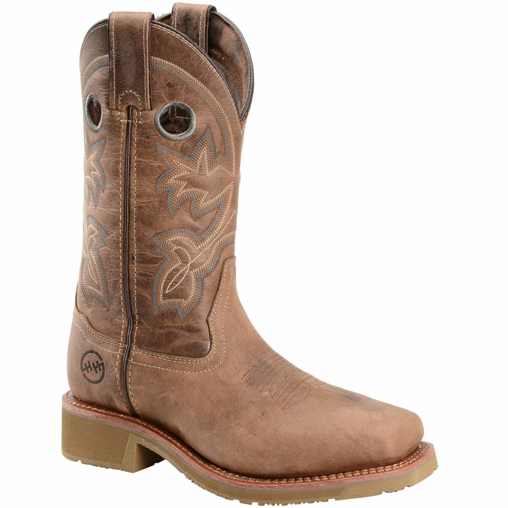 Double H Haddie Non-Safety Toe Work Boots - Womens Light Brown 2 Double H Haddie Non-Safety Toe Work Boots - Womens Light Brown - Image 2