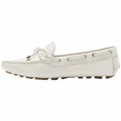 Eastland Marcella Driving Moc Womens Slip On Casual Shoes White -Rogan‘s Shoes shop EA 270013 WHT3