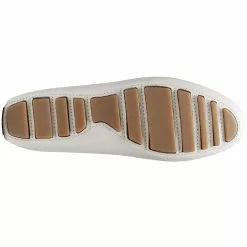 Eastland Marcella Driving Moc Womens Slip On Casual Shoes White -Rogan‘s Shoes shop EA 270013 WHT4