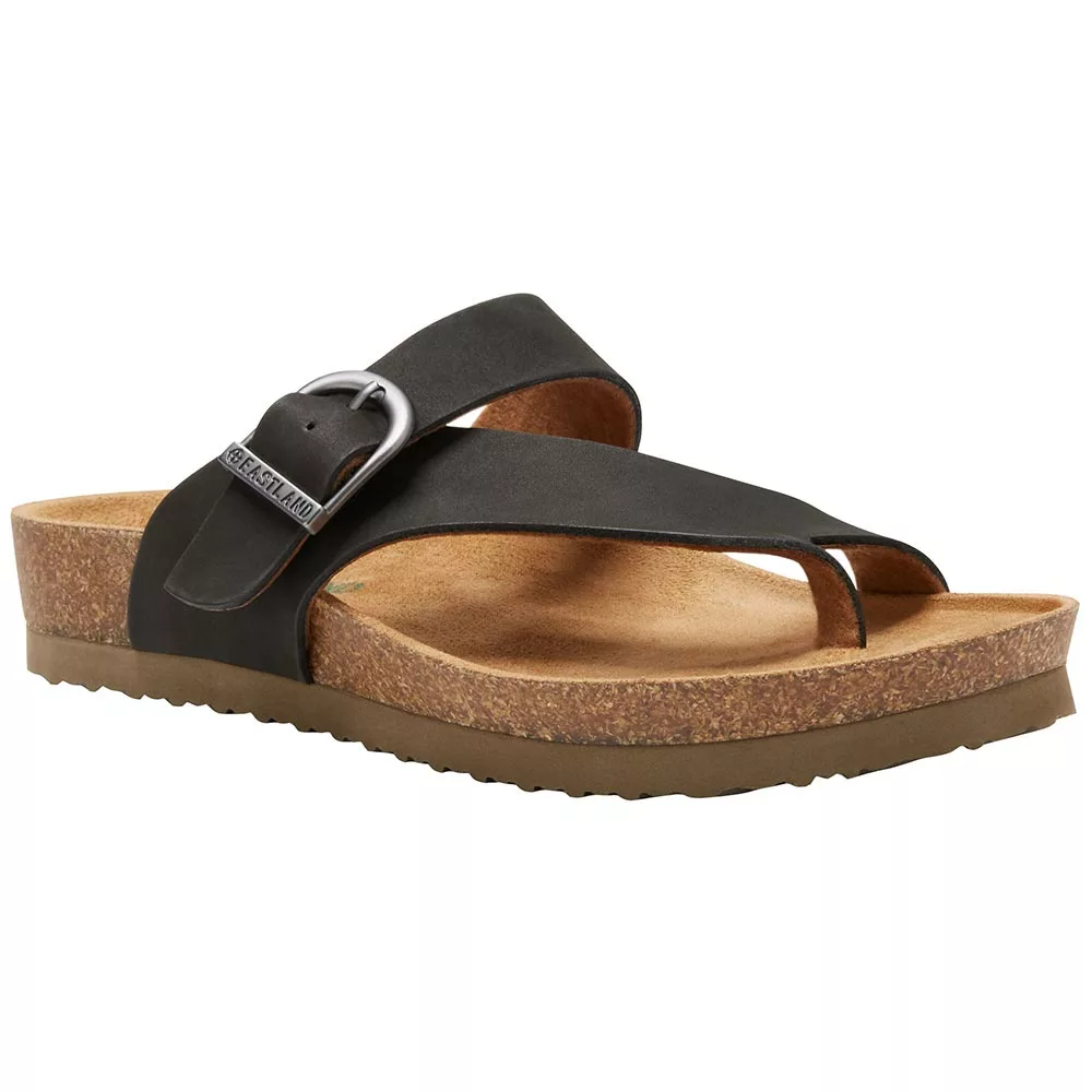Eastland Shauna Sandals - Womens Black Nubuck 2 Eastland Shauna Sandals - Womens Black Nubuck - Image 2
