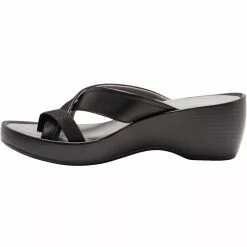 Eastland Willow Flip Flops - Womens Black -Rogan‘s Shoes shop EA 3672 79M BLK3