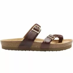 Eastland TiogoToe Loop Sandal - Womens Walnut