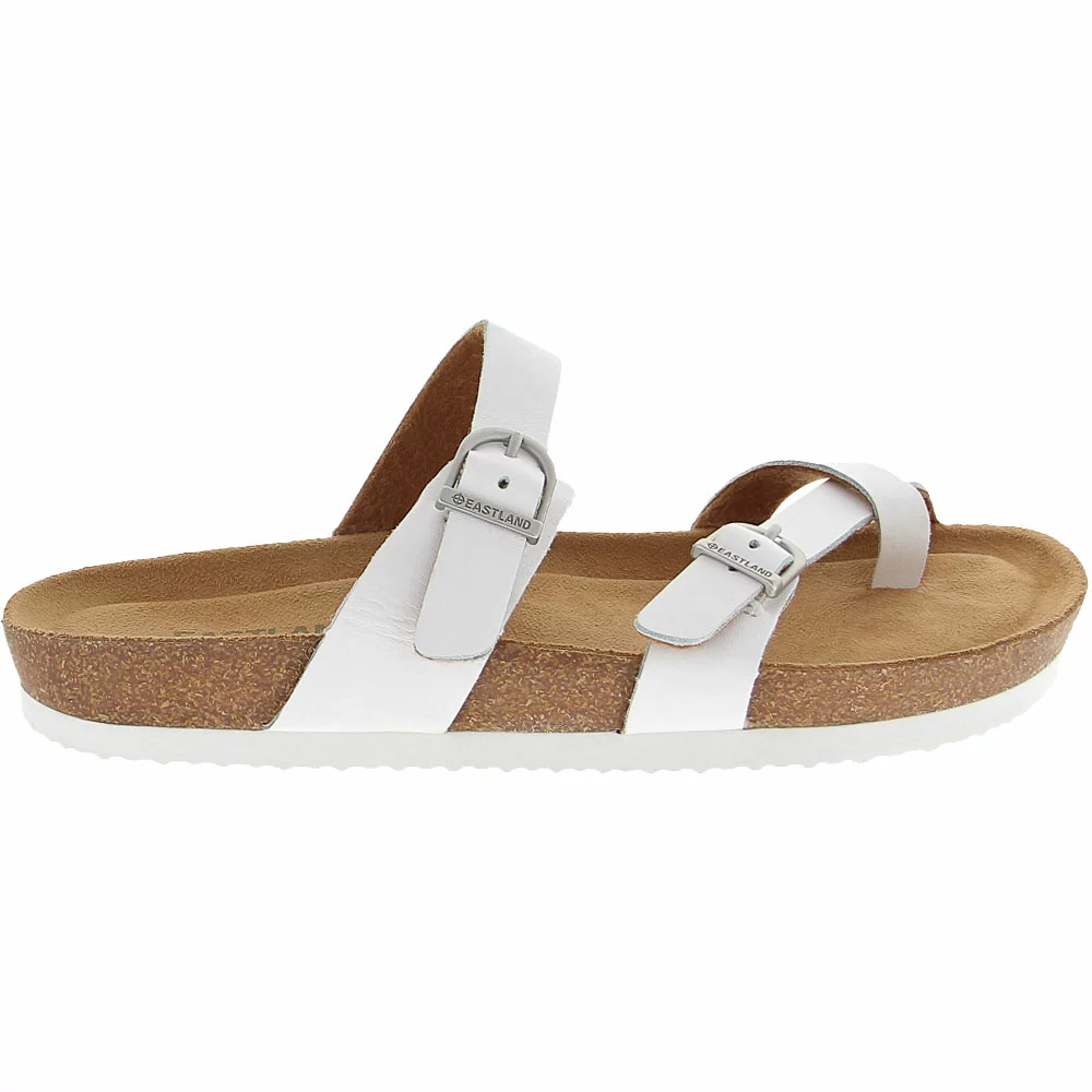 Eastland TiogoToe Loop Sandal - Womens White 1 Eastland TiogoToe Loop Sandal - Womens White