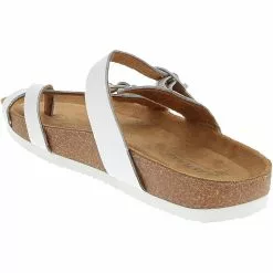 Eastland TiogoToe Loop Sandal - Womens White 6 Eastland TiogoToe Loop Sandal - Womens White -Rogan‘s Shoes shop EA 377229 WHT3