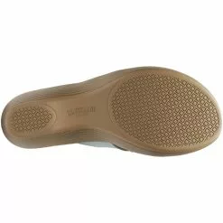 Eastland Poppy Slide Sandals - Womens Light Blue -Rogan‘s Shoes shop EA 3860 79M LBL4