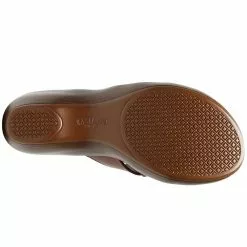 Eastland Poppy Slide Sandals - Womens Mahogany 7 Eastland Poppy Slide Sandals - Womens Mahogany -Rogan‘s Shoes shop EA 3860 79M MAH4