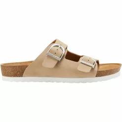 Eastland Womens Cambridge 2 Strap Sandals Light Grey