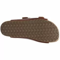 Eastland Womens Cambridge 2 Strap Sandals Walnut -Rogan‘s Shoes shop EA 3865 79M WAL4