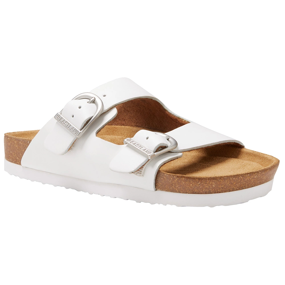 Eastland Womens Cambridge 2 Strap Sandals White 2 Eastland Womens Cambridge 2 Strap Sandals White - Image 2