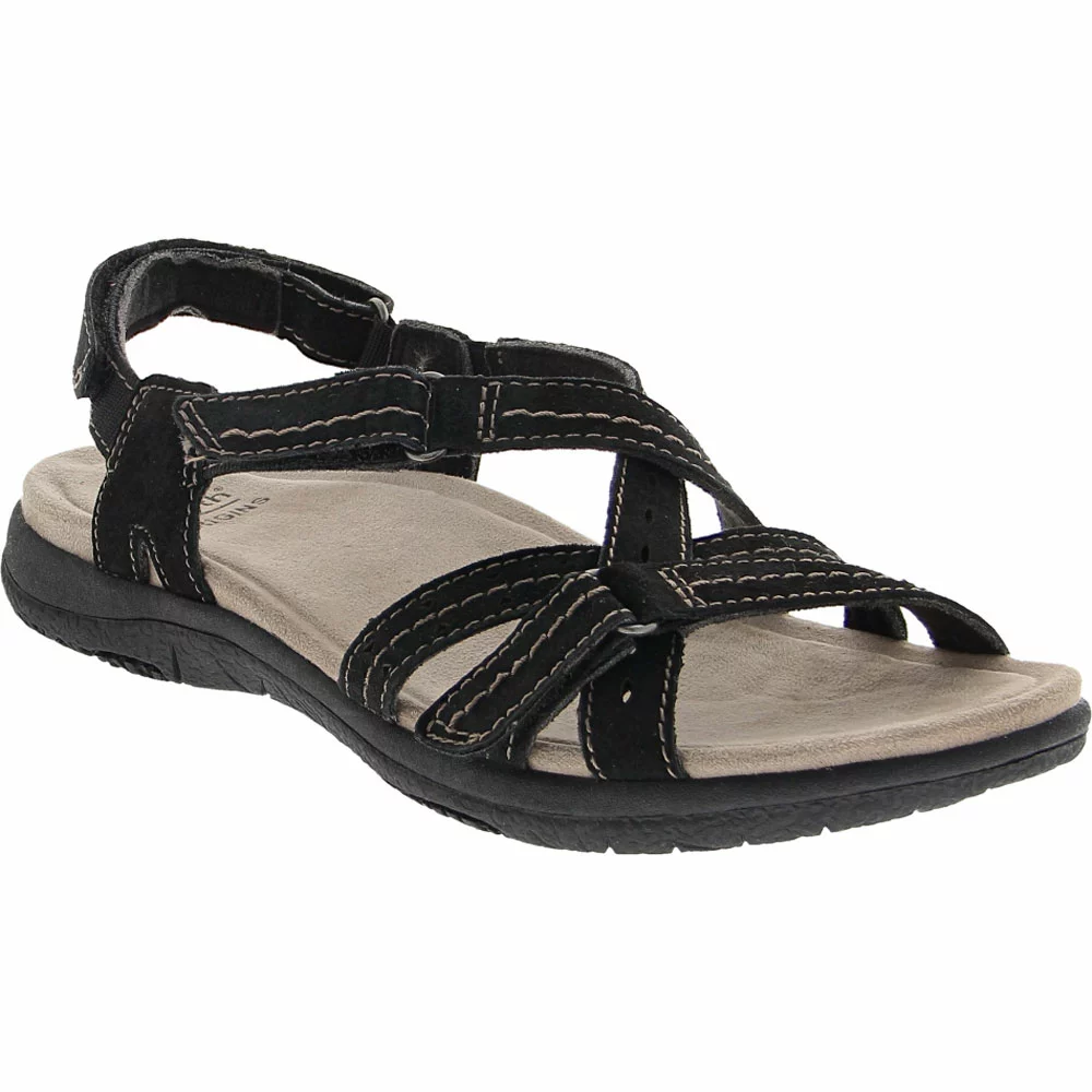 Earth Origins Savoy Sammie Sandals - Womens Black 2 Earth Origins Savoy Sammie Sandals - Womens Black - Image 2