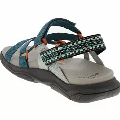 Earth Origins Veda Womens Sport Sandals Bright Blue -Rogan‘s Shoes shop EO 258155 BLU3