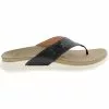 Earth Origins Dania Flip Flops Womens Sandals Black