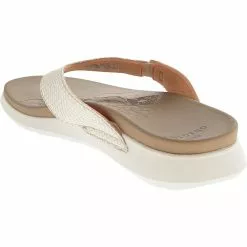 Earth Origins Dania Flip Flops Womens Sandals Cream -Rogan‘s Shoes shop EO 7255843 TPE3