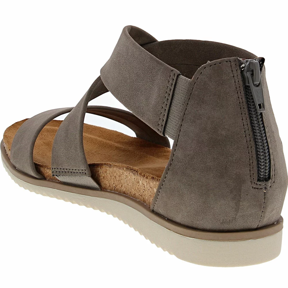 Eurosoft Landry II Wedge Womens Sandals Grey 3 Eurosoft Landry II Wedge Womens Sandals Grey - Image 3