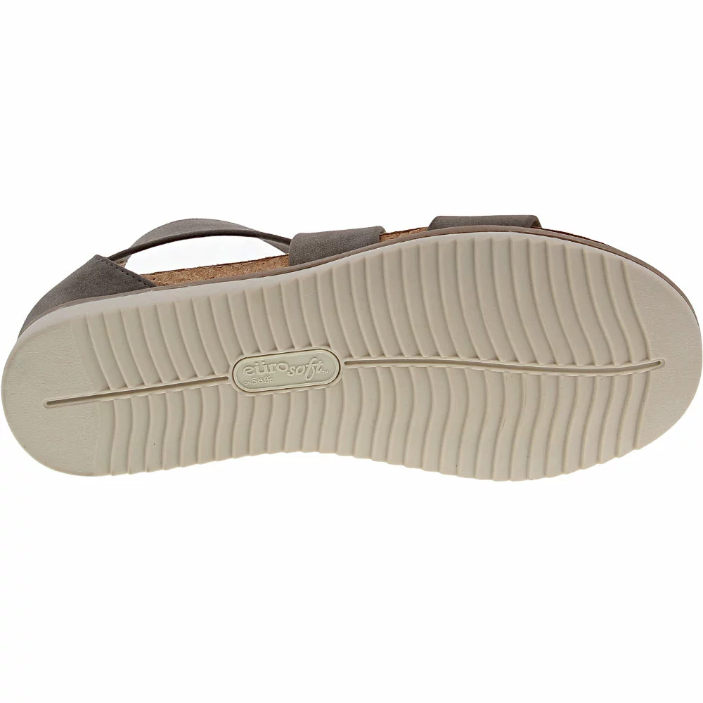 Eurosoft Landry II Wedge Womens Sandals Grey 4 Eurosoft Landry II Wedge Womens Sandals Grey - Image 4