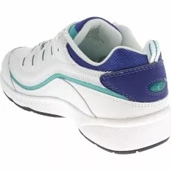 Easy Spirit Romy Walking Shoes - Womens White Blue -Rogan‘s Shoes shop EZ ROMY WBL3