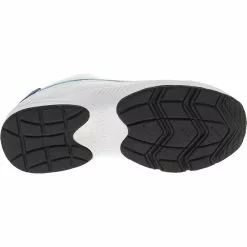 Easy Spirit Romy Walking Shoes - Womens White Blue -Rogan‘s Shoes shop EZ ROMY WBL4