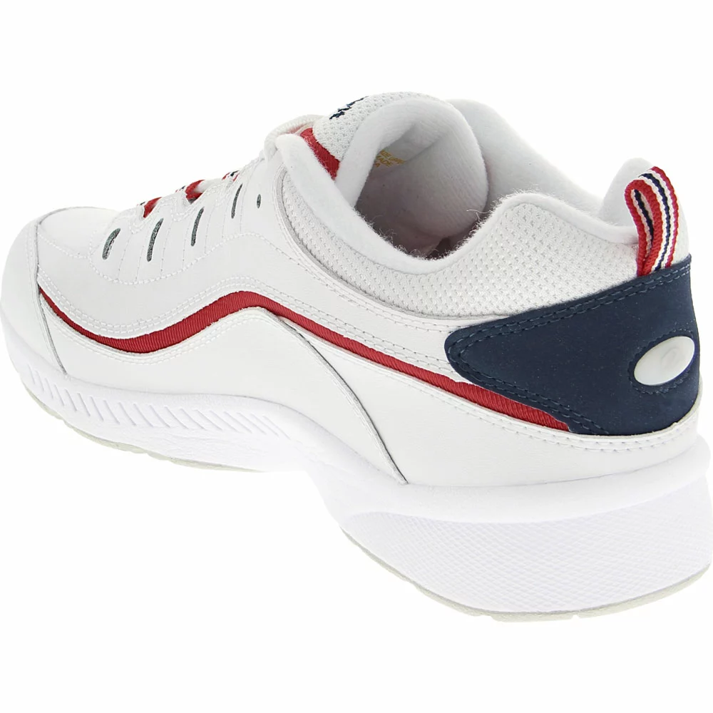 Easy Spirit Romy Walking Shoes - Womens White Red 3 Easy Spirit Romy Walking Shoes - Womens White Red - Image 3