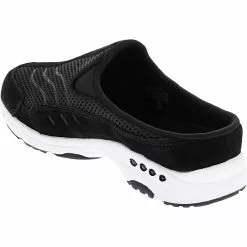 Easy Spirit Traveltime Slip On Shoes - Womens Black White -Rogan‘s Shoes shop EZ TRAVELTI BLK3 1