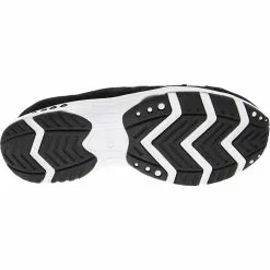 Easy Spirit Traveltime Slip On Shoes - Womens Black White -Rogan‘s Shoes shop EZ TRAVELTI BLK4 1