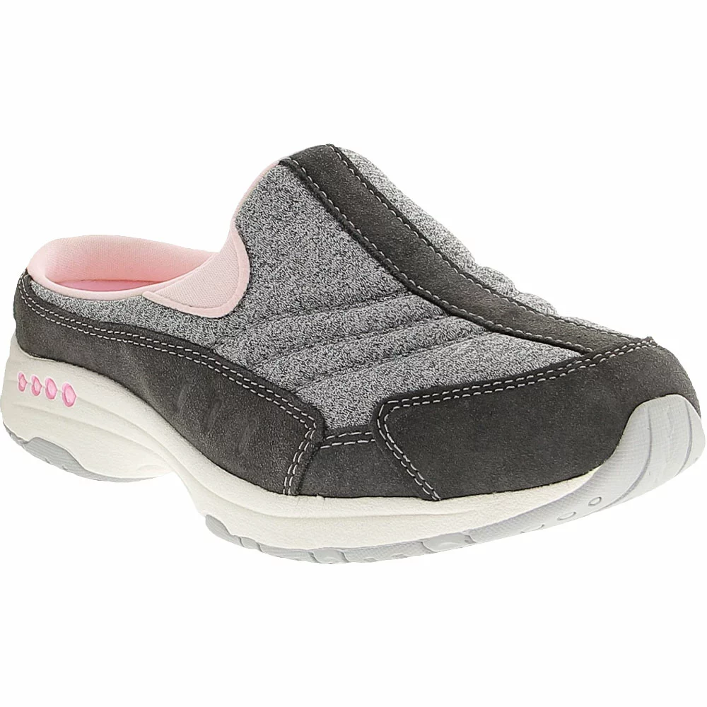 Easy Spirit Traveltime Slip On Shoes - Womens Grey Pink 2 Easy Spirit Traveltime Slip On Shoes - Womens Grey Pink - Image 2