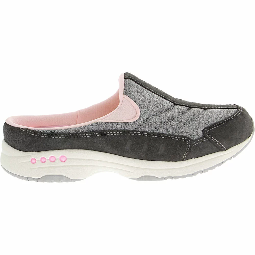 Easy Spirit Traveltime Slip On Shoes - Womens Grey Pink 1 Easy Spirit Traveltime Slip On Shoes - Womens Grey Pink