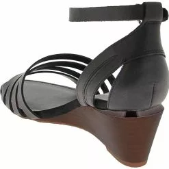 Franco Sarto Della Sandals - Womens Black -Rogan‘s Shoes shop FC DELLA BLK3