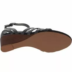 Franco Sarto Della Sandals - Womens Black -Rogan‘s Shoes shop FC DELLA BLK4