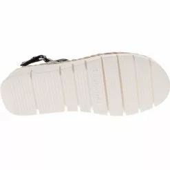 Franco Sarto Jinxy Sandals - Womens Black -Rogan‘s Shoes shop FC JINXY BLK4