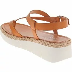 Franco Sarto Jinxy Sandals - Womens Tan -Rogan‘s Shoes shop FC JINXY TAN3