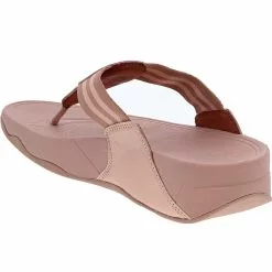 FitFlop Walk Star Toe Post Flip Flops - Womens Rose -Rogan‘s Shoes shop FF DX4 090 ROS3