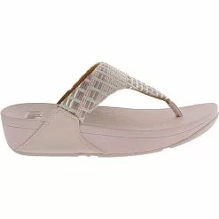 FitFlop Lulu Art Denim Flip Flops - Womens Lilac