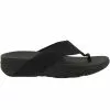 FitFlop Surfa Webbing Flip Flops - Womens Black