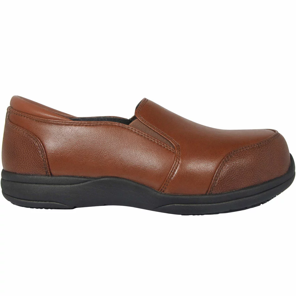 Genuine Grip 351 Composite Toe Work Shoes - Womens Caramel 1 Genuine Grip 351 Composite Toe Work Shoes - Womens Caramel