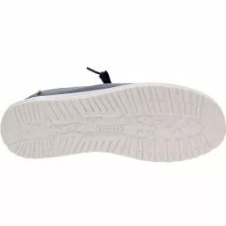 Hey Dude Wendy Chambray Slip On Casual Shoes - Womens Navy -Rogan‘s Shoes shop HD 21410522 NVY4