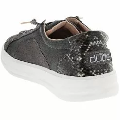 Hey Dude Karina Slip On Casual Shoes - Womens Jet Black -Rogan‘s Shoes shop HD 21974935 XXX3