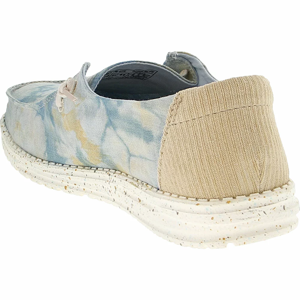 Hey Dude Wendy Tie Dye Womens Slip On Casual Shoes Dawn Blue 3 Hey Dude Wendy Tie Dye Womens Slip On Casual Shoes Dawn Blue - Image 3