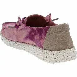 Hey Dude Wendy Tie Dye Womens Slip On Casual Shoes Violet Ombre -Rogan‘s Shoes shop HD 22252731 PUR3