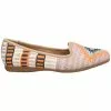 Born Giselle Womens Slip On Casual Shoes Taupe Cotton Multi